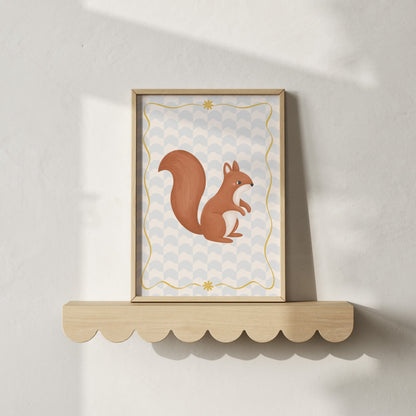 Woodland Squirrel | Unframed - Mini Chateau